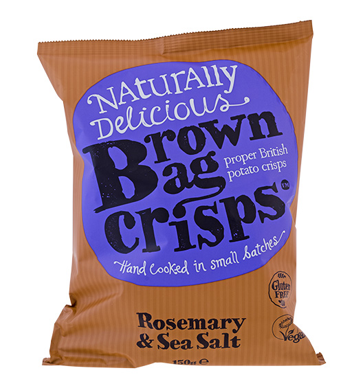 Chips Brown bag Rosemary Sea salt 150g