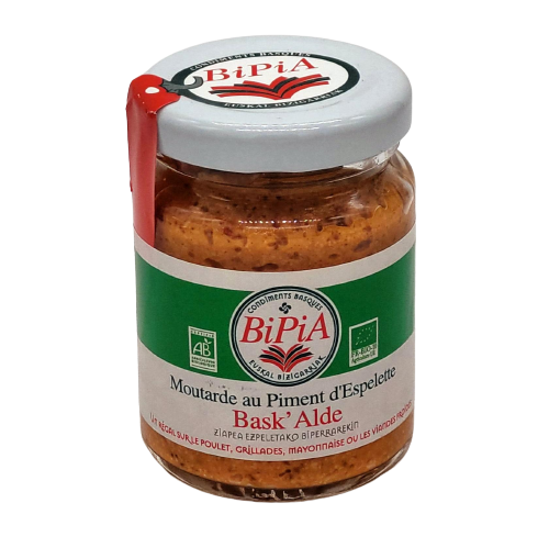 Moutarde Piment d'Espelette 90g